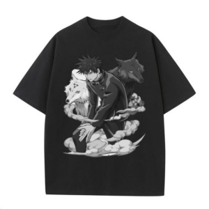 Black Cotton Anime tee